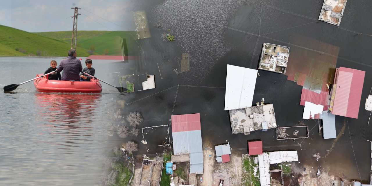 Diyarbakır’da Sel Felaketi: 10 Ev Suya Gömüldü