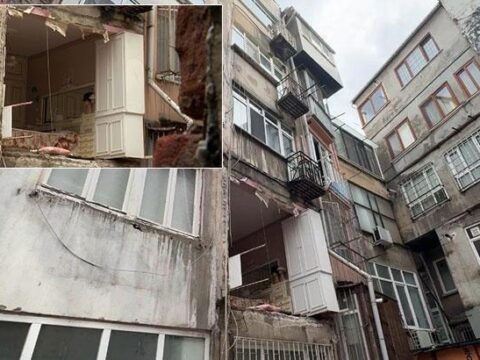 Sislide bina duvari gurultuyle coktu deprem oldu zannettik kNUyIdjq